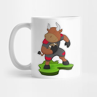 Bull American Football Sports Mug